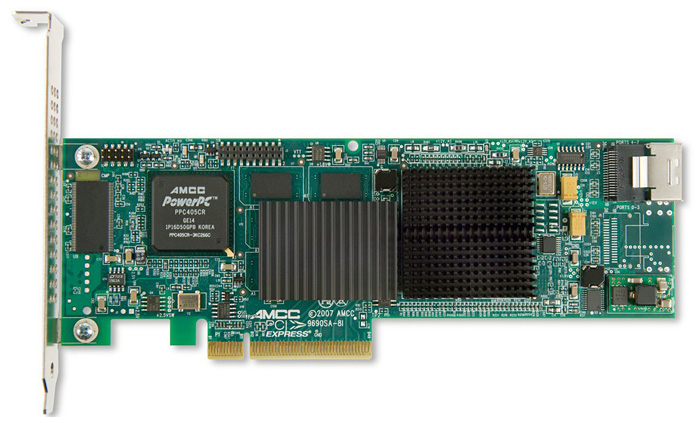 3Ware 9690SA-4I PCI-Express 3Gbps LP RAID Controller Card