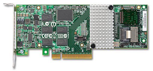 3Ware SAS 9750-4i PCI-Express 2.0 6Gbps LP RAID Controller Card
