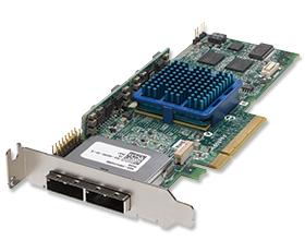 Adaptec RAID 3085 8 external SAS/SATA PCI-Express Raid Controller Card