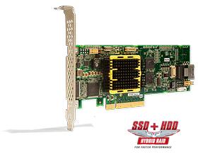 Adaptec maxCache™ 2405Q 4 internal SAS/SATA PCI-Express Raid Controller Card