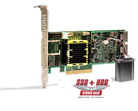 Adaptec maxCache™ 5805ZQ 8 internal SAS/SATA PCI-Express Raid Controller Card