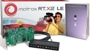 Matrox RT.X2 LE PCIe HD Capture Card W/Adobe Premier Pro CS4 Upgrade