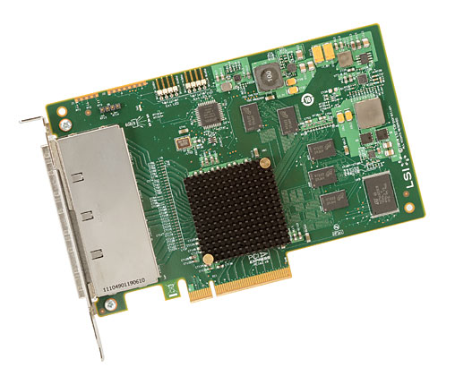 LSI SAS 9201-16e 4x 6Gbps external connetor, PCI-E Host Bus Adapter