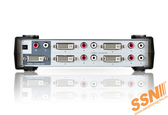 Aten VS461 4-Port DVI Video Switch IR Remote control