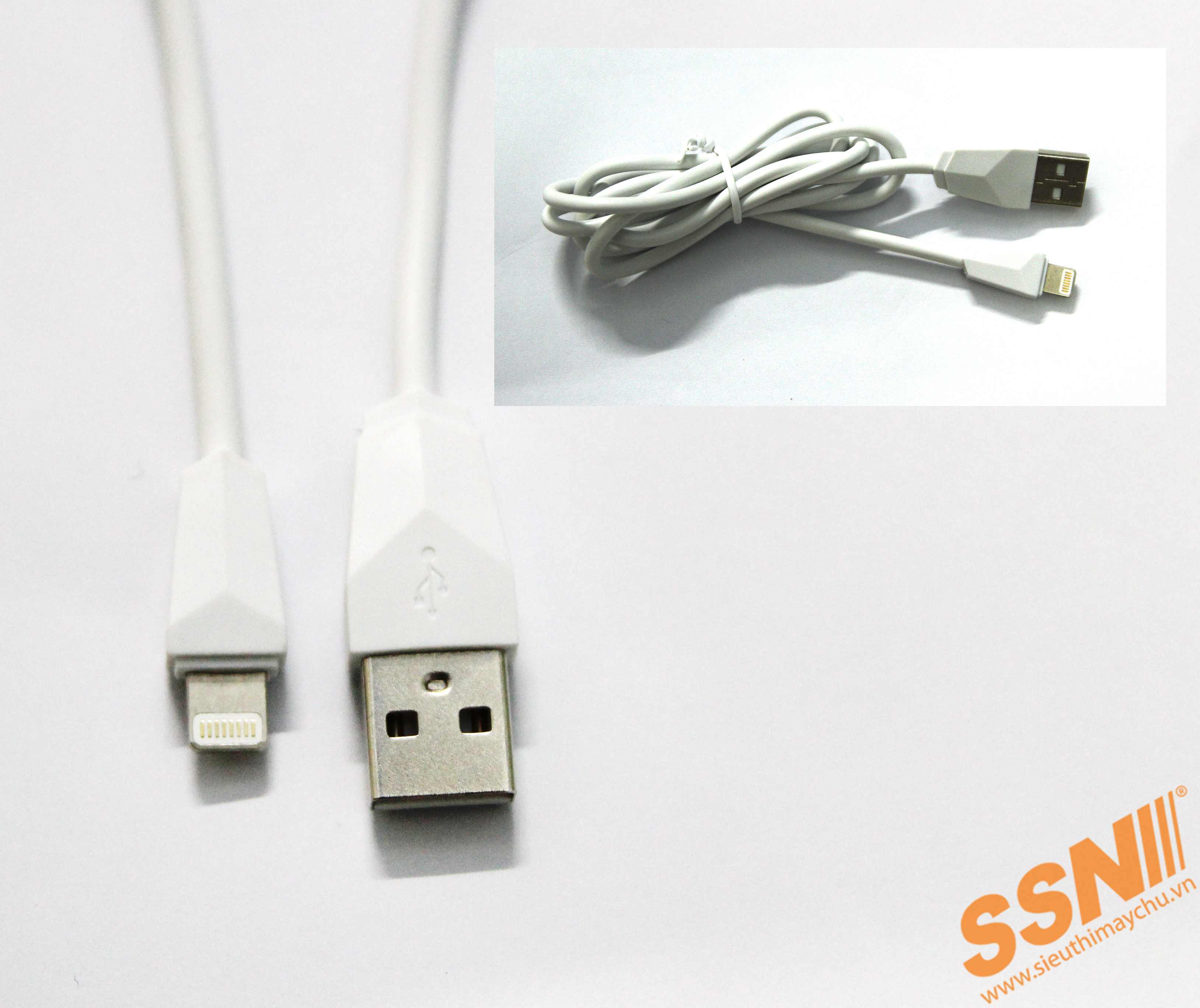 CÁP SẠC USB-LIGHTNING-Trắng (10PCS)