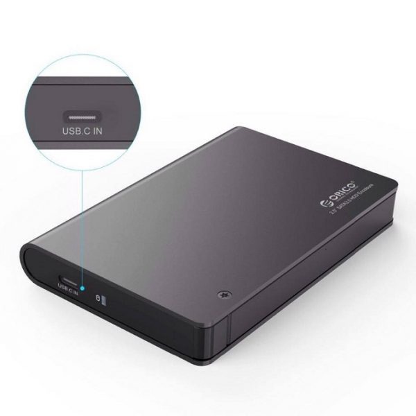 Hộp ổ cứng 2.5in SSD/HDD SATA 3 USB 3.1 Type C ORICO 2598C3 