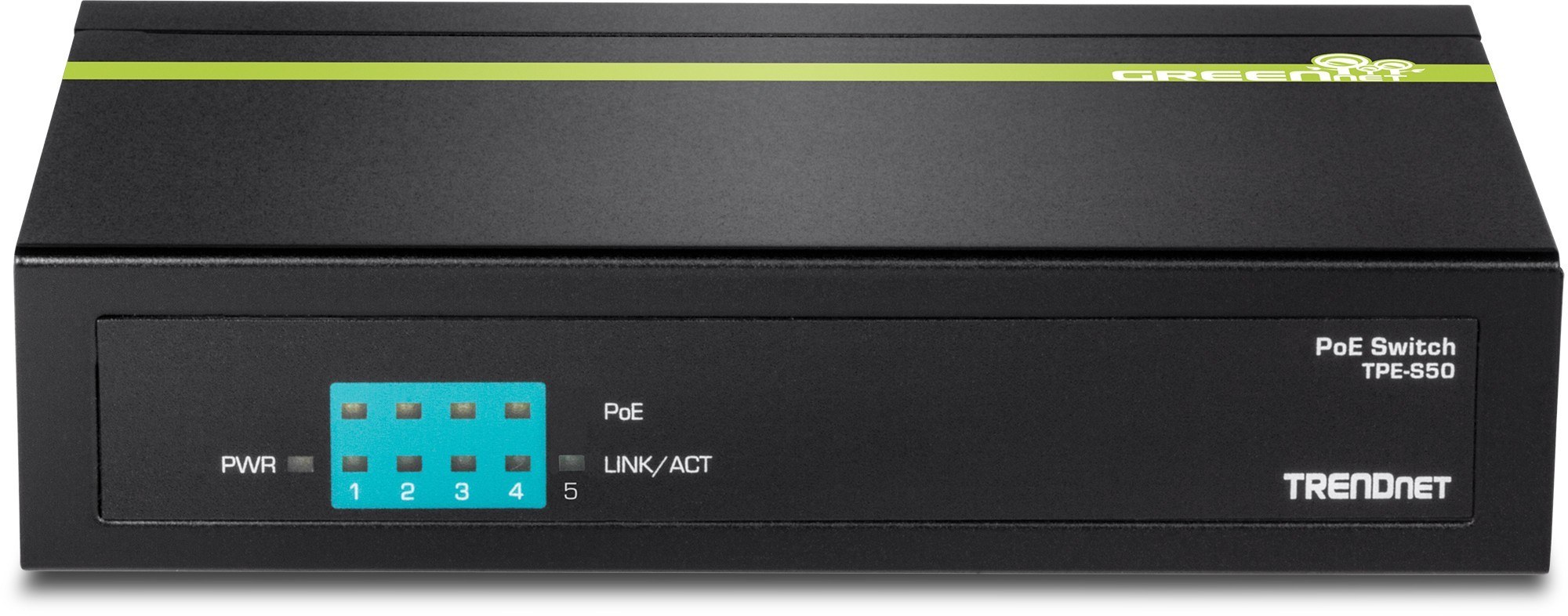 TRENDnet 5-Port 10/100Mbps PoE Switch (31W) TPE-S50