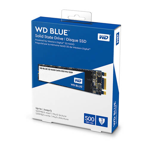 Ổ Cứng SSD Western Digital Blue 3D NAND 500GB SATAIII M2-2280