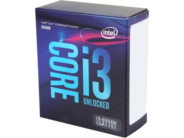 Bộ xử lý Intel® Core™ i3-8350K 8M bộ nhớ đệm, 4,00 GHz