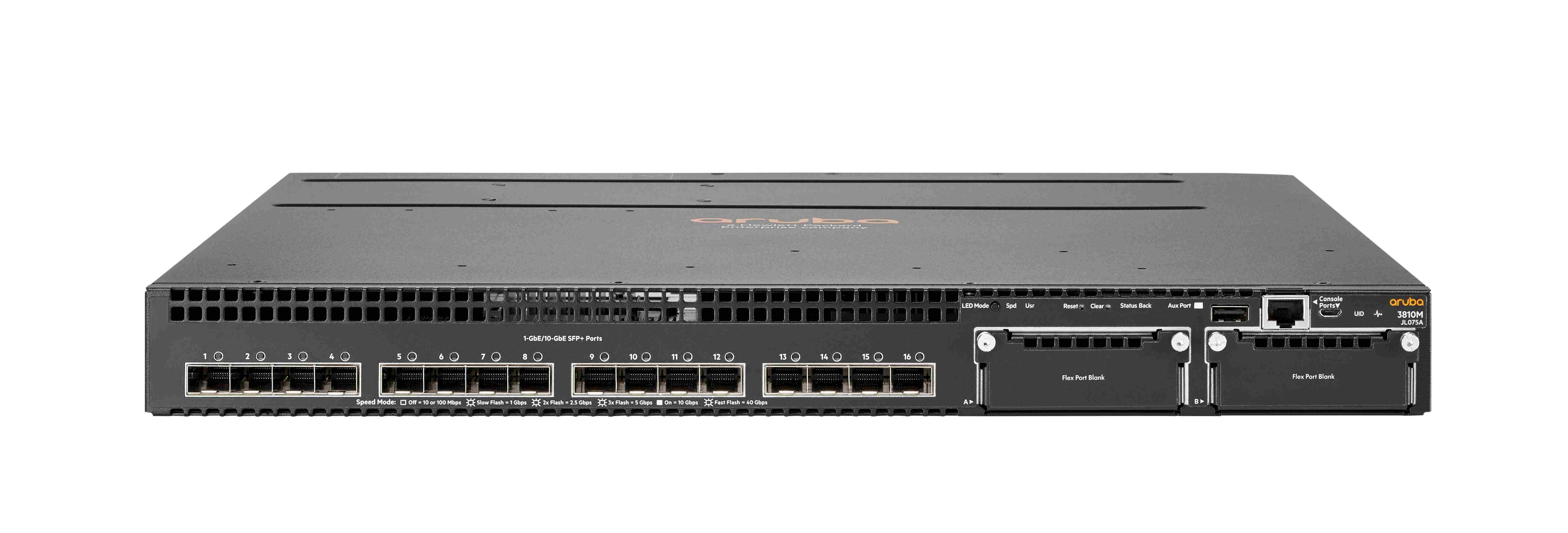 Thiết Bị Mạng Switch HPE Aruba 3810M 16SFP+ 2-slot JL075A