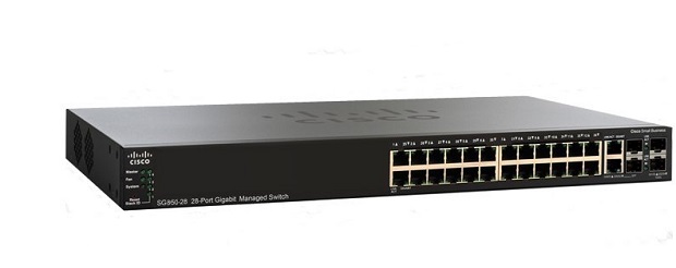 Thiết Bị Mạng Switch Cisco 28 Port Gigabit Managed SG350-28-K9-G5 - Trùng Mã Không Dùng