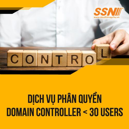 Phân Quyền Domain Controller < 30 users