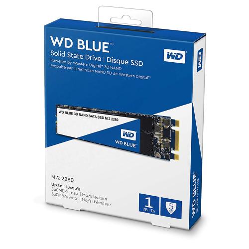 Ổ Cứng SSD Western Digital Blue 1TB 3D-NAND M.2 2280 SATAIII