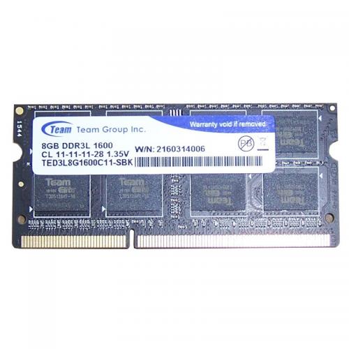 Bộ Nhớ RAM Team SO-DIMM 8GB 1600MHZ DDR3L LAPTOP