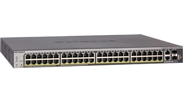Thiết Bị Mạng Switch NETGEAR S3300-52X-PoE+ GS752TXP 52-Port Gigabit Ethernet PoE+ Stackable Smart Managed Pro