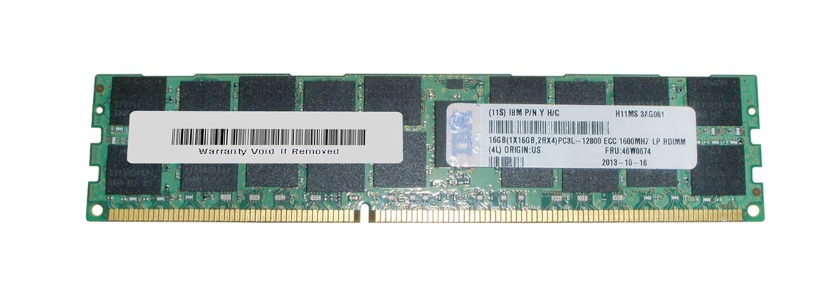 Bộ Nhớ RAM IBM 16GB (1X16GB) PC3L-12800 2Rx4 1600MHZ DDR3 SDRAM Registered