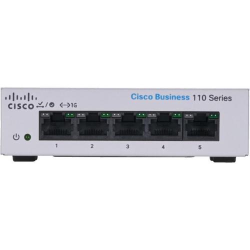 Thiết Bị Mạng Switch Cisco 5-Ports Gigabit Ethernet Unmanaged CBS110-5T-D-EU