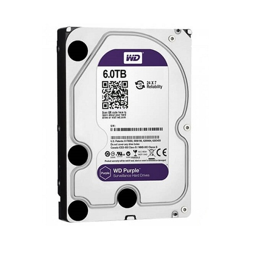 Ổ Cứng HDD Western Digital Purple 6TB 128MB Cache 3.5 inch SATAIII