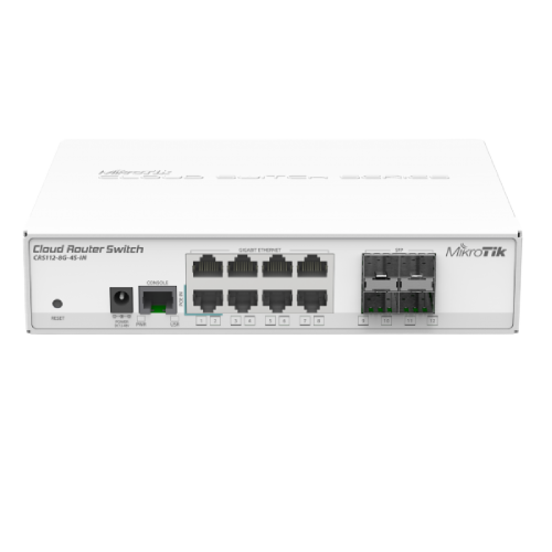 Thiết Bị Mạng Router Mikrotik CRS112-8G-4S-IN