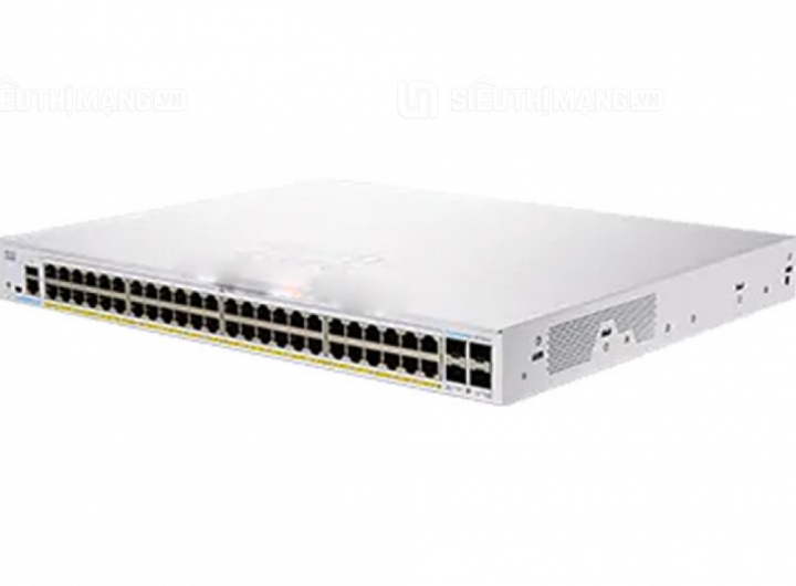 Thiết Bị Mạng Cisco Business 350 Series 48 Ports 4x10 Gigabit SFP+ - CBS350-48T-4X-EU