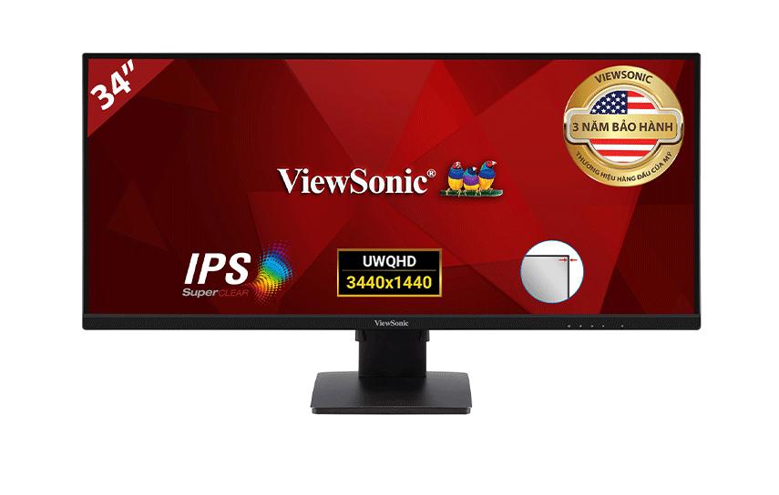 Màn Hình LCD Viewsonic VA3456-MHDJ (34inch/WQHD/IPS/75hz/4ms/400nits/HDMI+DP/Loa)
