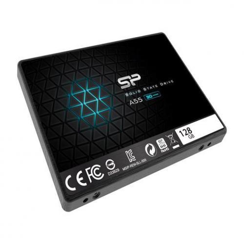 Ổ Cứng SSD Silicon A55 128GB Sata 3 (SU128GBSS3A55S25AC)