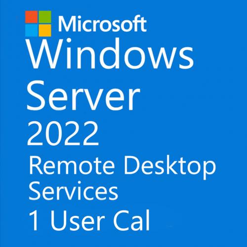 Windows Server 2022 Remote Desktop Services - 1 User CAL 1 Year