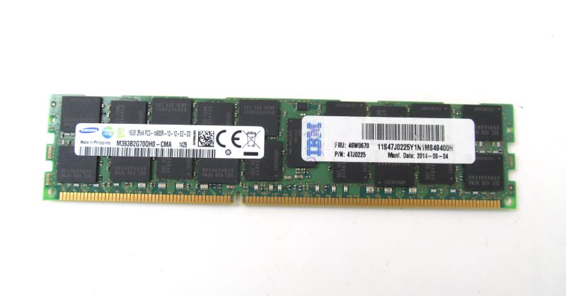 Bộ nhớ Ram IBM 16GB (DRX4) 1.5V PC3-14900 LP RDIM