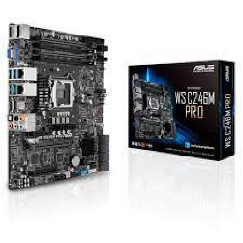 Mainboard Asus WS C246M PRO (Intel C246, LGA 1151, U-ATX, 4 khe RAM DDR4)