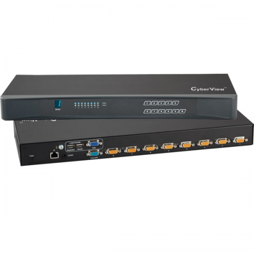 Thiết Bị CyberView 8-Port Single User USB & PS/2 KVM-over-IP Switch IP-802