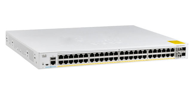 Thiết bị chuyển mạch Cisco 48 cổng 10/100 Mbps Base-T + 2 cổng 1Gigabit COMBO + 2 cổng 1Gb SFP