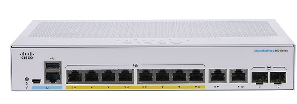 Thiết bị mạng Switch Cisco CBS350-8FP-2G