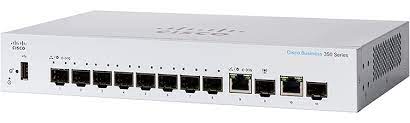 Thiết Bị Mạng Switch Cisco CBS350 Managed 8-port 1G SFP, 2x1G Combo - CBS350-8S-E-2G