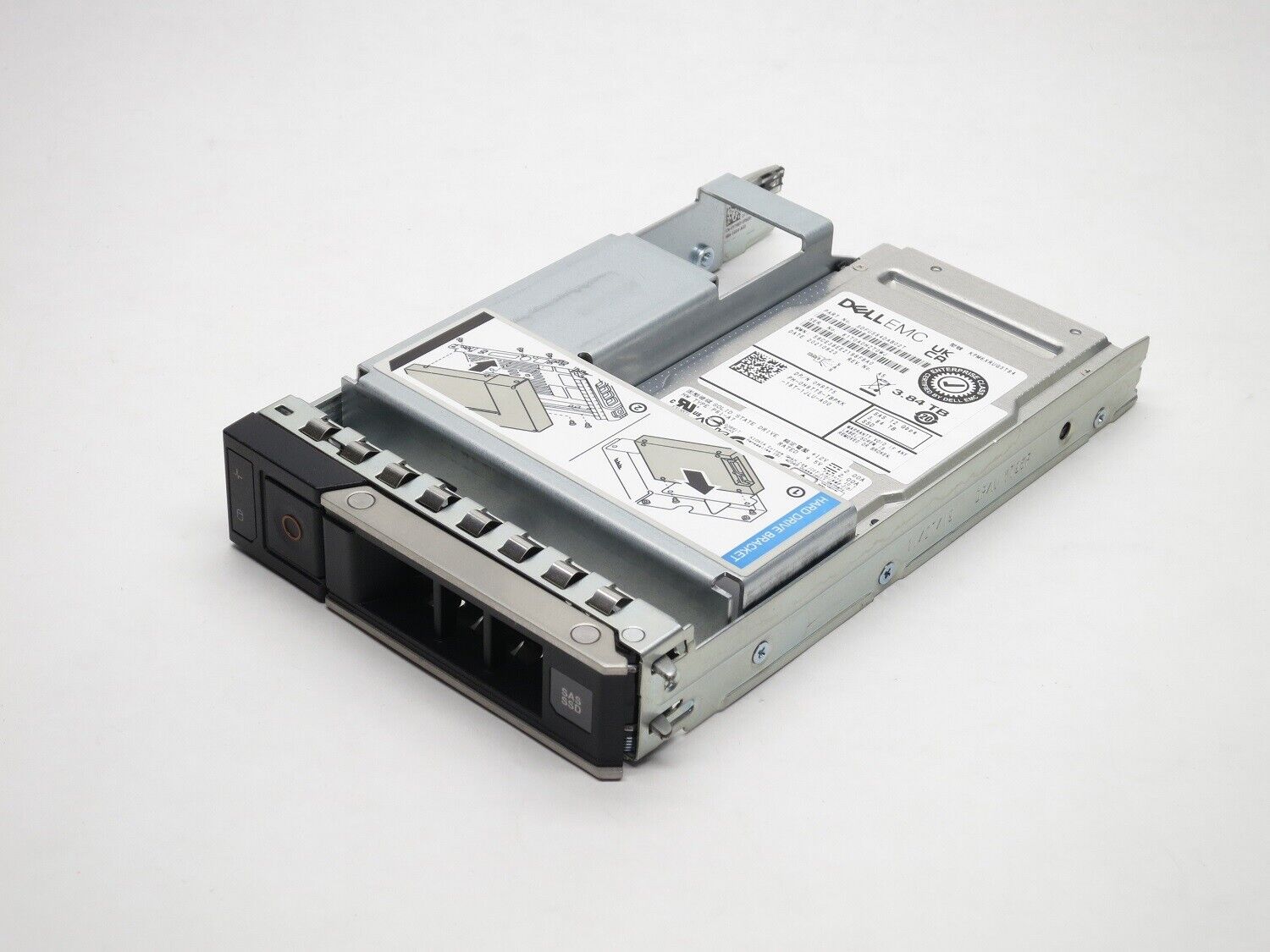 Ổ Cứng Dell 3.84TB SSD SAS Read Intensive FIPS -140 SED 512e 2.5in with 3.5in Hybrid Carrier PM6 (345-BBVY)