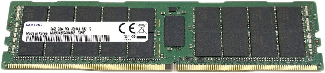 M393A8G40AB2-CWE Samsung 64GB DDR4 3200 ECC RDIMM Module