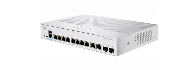 Thiết bị mạng Cisco CBS220 Smart 8-port GE, 2 Gigabit SFP - CBS220-8T-E-2G