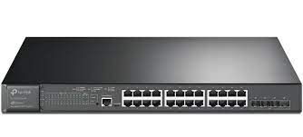 Thiết bị mạng Switch 24-Port Gigabit and 4-Port 10GE SFP+ with 24-Port PoE+ TP-LINK TL-SG3428XMP