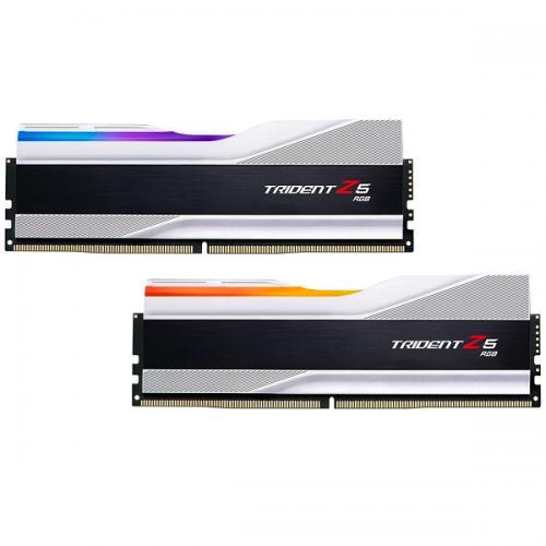 RAM G.Skill TRIDENT Z5 Silver RGB 32GB(2x16GB) DDR5 - 5600 CL36-36-36-89 1.20V 