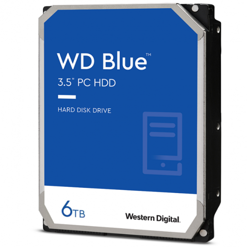 Ổ Cứng HDD WD Blue 6TB 3.5 inch SATA 3 256MB Cache 5400RPM WD60EZAX