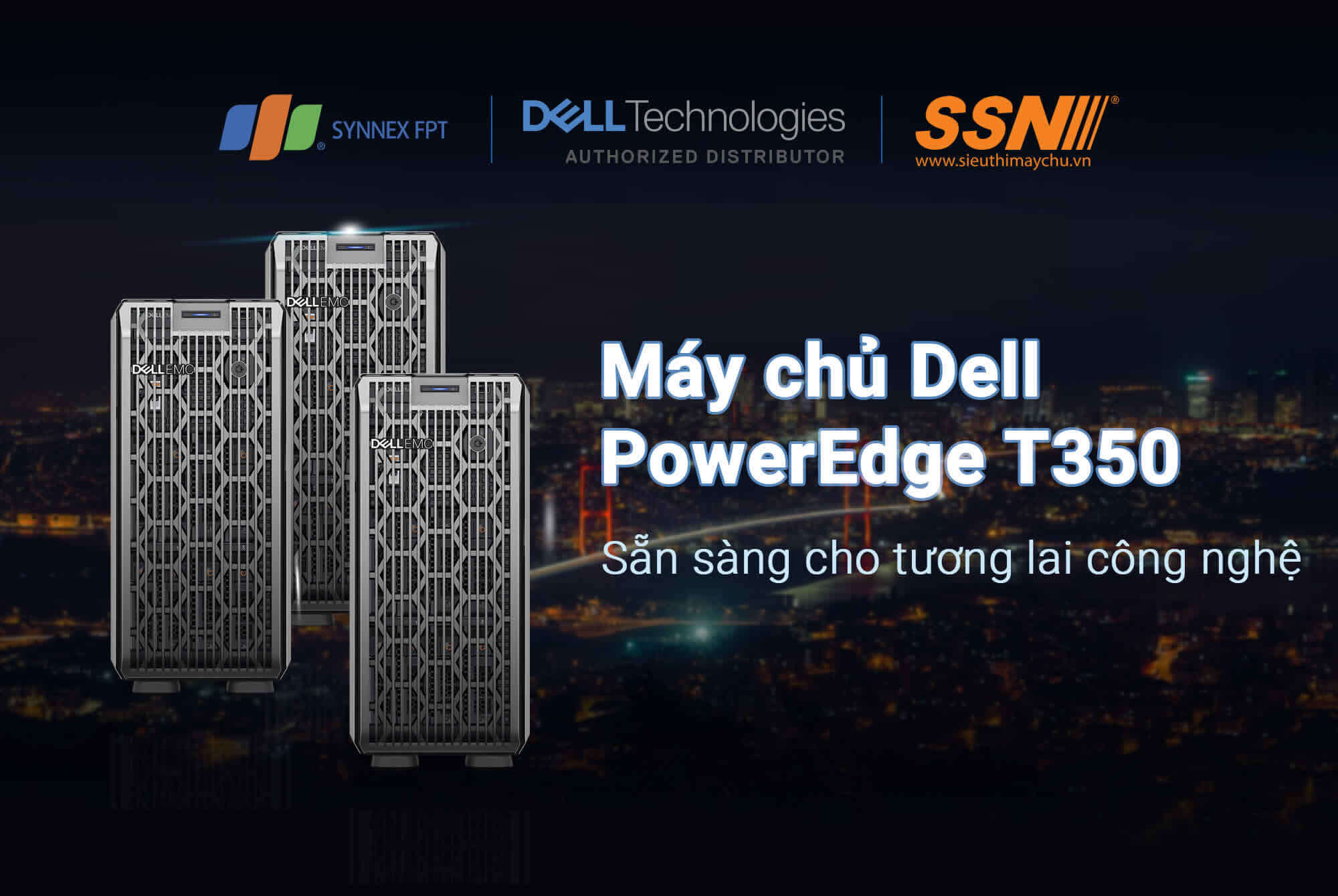 Máy chủ Dell PowerEdge T350 sẵn sàng cho tương lai công nghệ