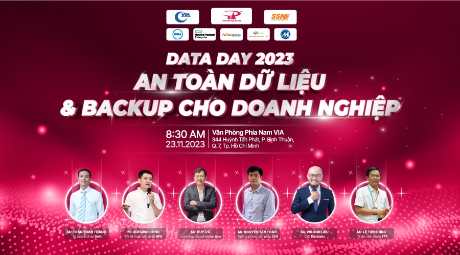 Sự kiện Data Day 2023 - An Toàn Dữ Liệu & Backup Cho Doanh Nghiệp