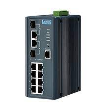 Switch công nghiệp 8FE+2G kết hợp Managed Ethernet EKI-7710E-2CI