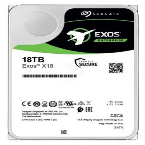 Ổ Cứng HDD Seagate Exos X18 18TB Enterprise SATA 6Gb/s, 7200 RPM 3.5 Inch